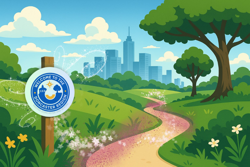 Community Ambassadors leading a city route tour