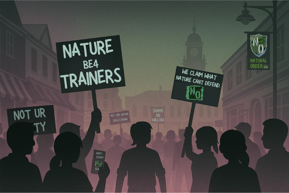 Team NO Wild battle scene